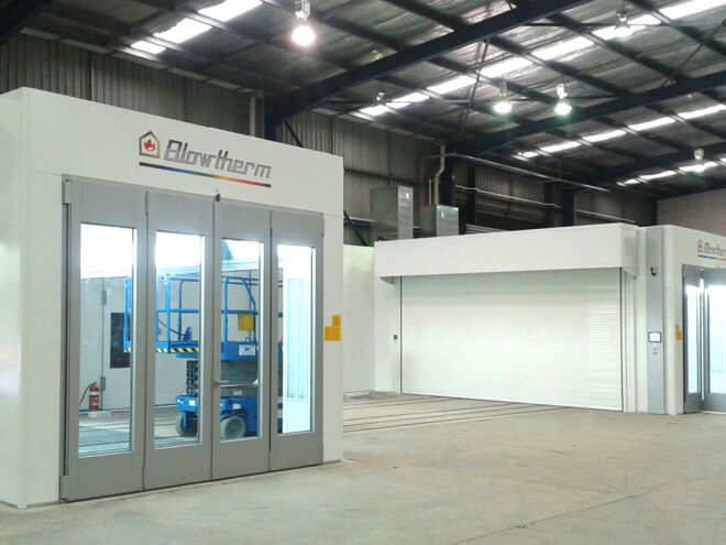 Postrojenje za pripravo in lakiranje karoserij