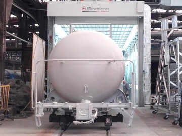 Postrojenje za industrijsko lakiranje vlakov